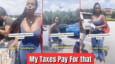 Watch Angry Karen Accuses Couple of Buying Food Stamps