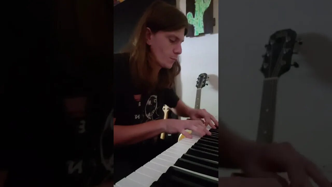 Country man plays the piano like a pro!