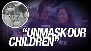 Wear a mask or be denied an education: B.C. parents host Unmask Our Children rally in protest