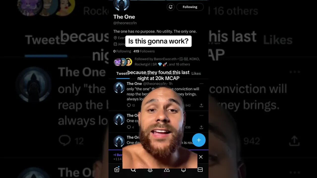 One Coin #crypto #degenmedia