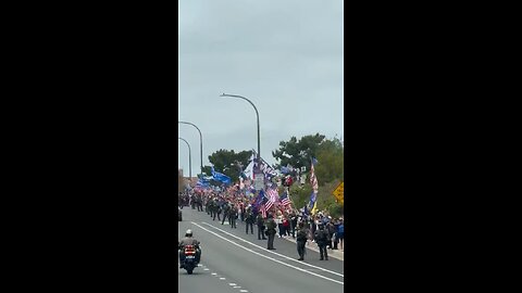 Donald Trump receives a warm welcome in Newport Beach, California, ahead of a fundraiser