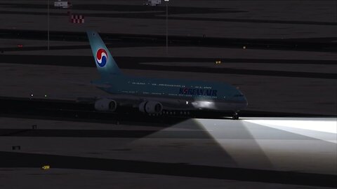 Airbus A380 Korean Air Flight LAX-ICN