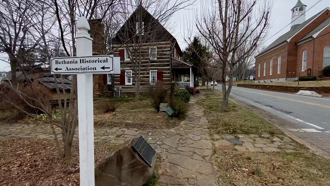 Walk and talk tour of the Bethania, NC, town center - Small Towns & Cities Travel Series - America