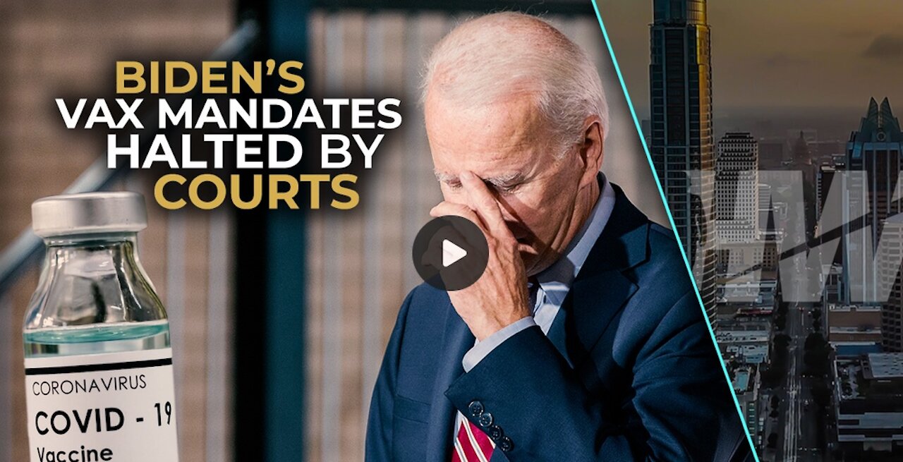 Joe Biden's Vaccine Mandates Halted By Courts