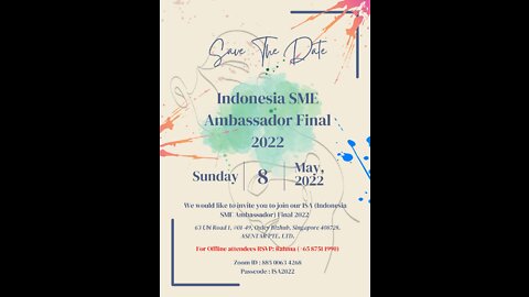 Indonesia SME's Ambassador 2022