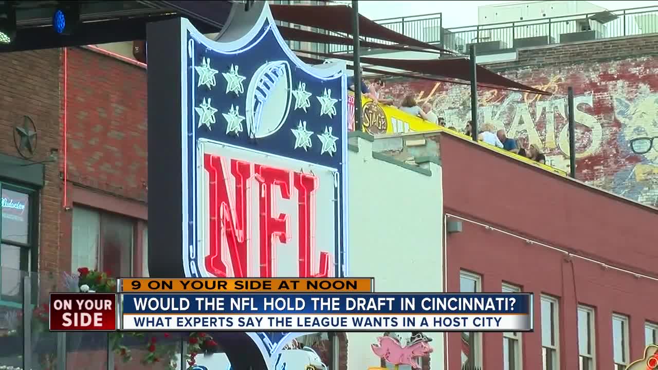 Would NFL hold a draft in Cincinnati?