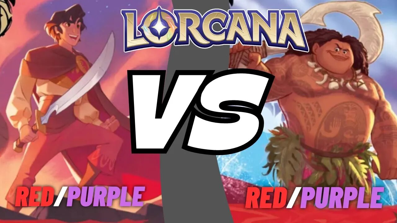 Ruby/Amethyst VS Amethyst/Ruby on Pixelborn | Lorcana TCG Gameplay