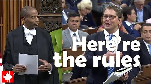 CHAOS! Conservatives have to show House Speaker Fergus the rules book on how to run Question Period