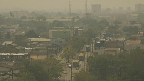 Incendios en Amazonía sumergen a Porto Velho en una nube de humo | AFP