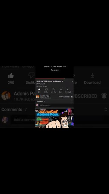 @Adonis Paul I REFUSED to let YT win & I watched the stream like this *enjoy*