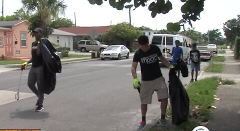 Teens team-up to kick trash out of their neighborhood