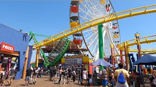 Fun At Santa Monica Pier