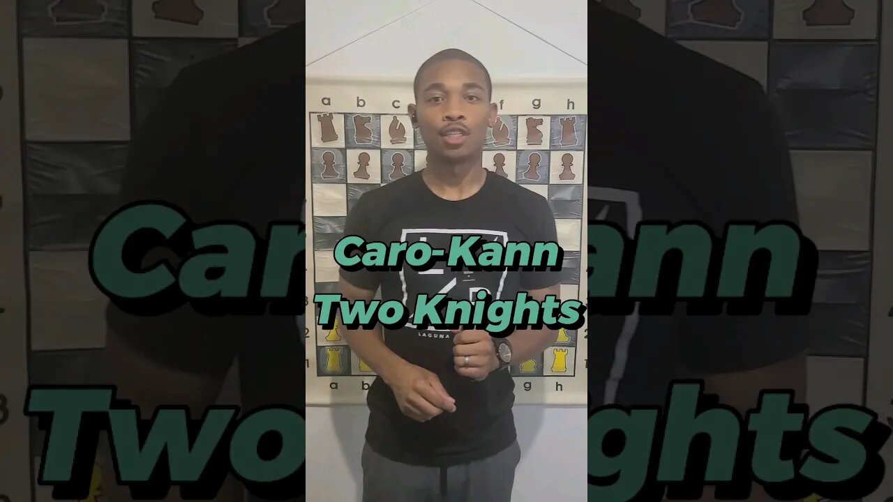 The Caro Kann Two Knights Trap in Chess! #chess #shorts