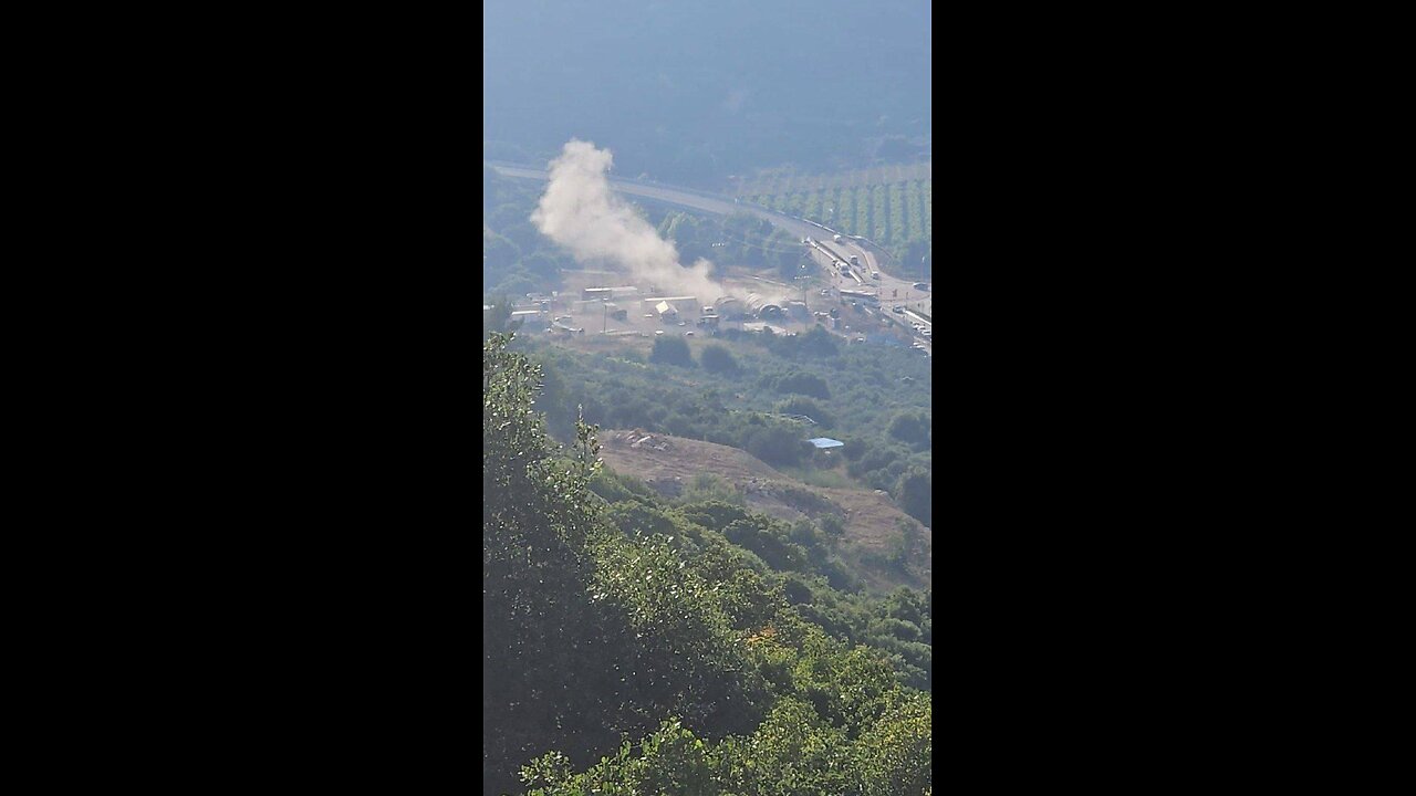 REAKING: A Hezbollah rocket/UAV hit a soccer court in Druze village in the