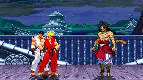 Broly SSJ4 VS Ice Ryu n Fire Ken