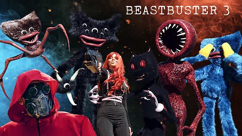 Huggy Wuggy VS Rainbow friends and Cartoon Cat / Beastbuster