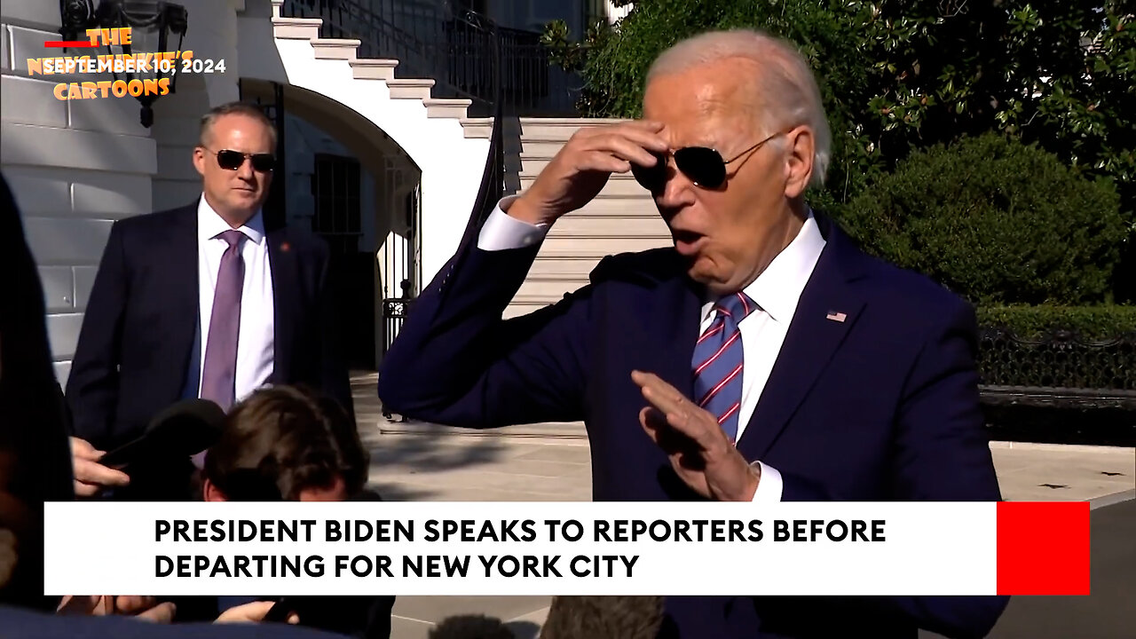 Biden: "I spoke to the vice president. I'm not going to tell you what advice I gave. We're going to watch a debate. Then tomorrow I'm doing 9/11."