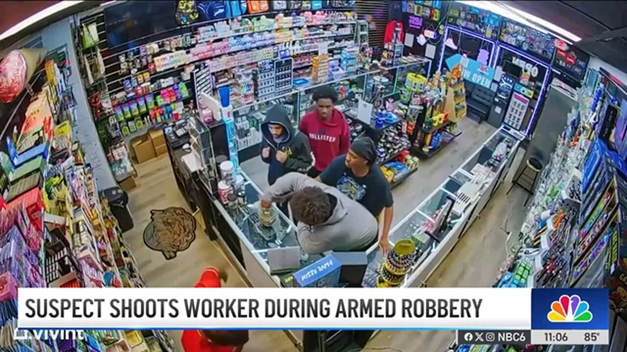 4 Out of Control Blacks Rob Store, They Could have walked out instead 1 Hothead Shot A Innocent Man!