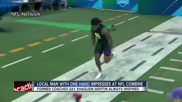 St. Pete man impresses NFL scouts, could play in the NFL with just one hand