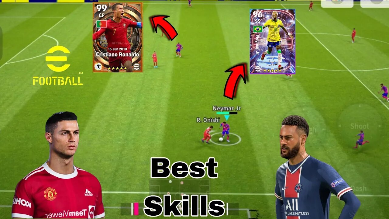 10 Ways to Improve Your Football Skills ||Ronaldo|| ||Neymar|| eFootball 2023