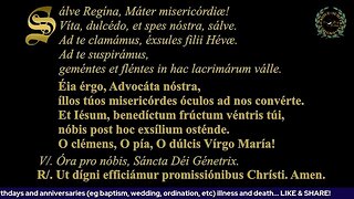 Latin Rosary; Sorrowful Mysteries