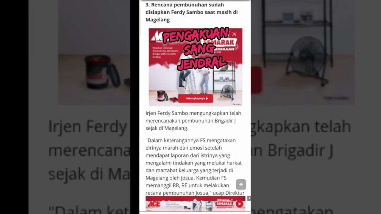 Pengakuan Sang Jendral #part3 #brigadirj #polripresisi #masyarakat #jokowi #listyosigit