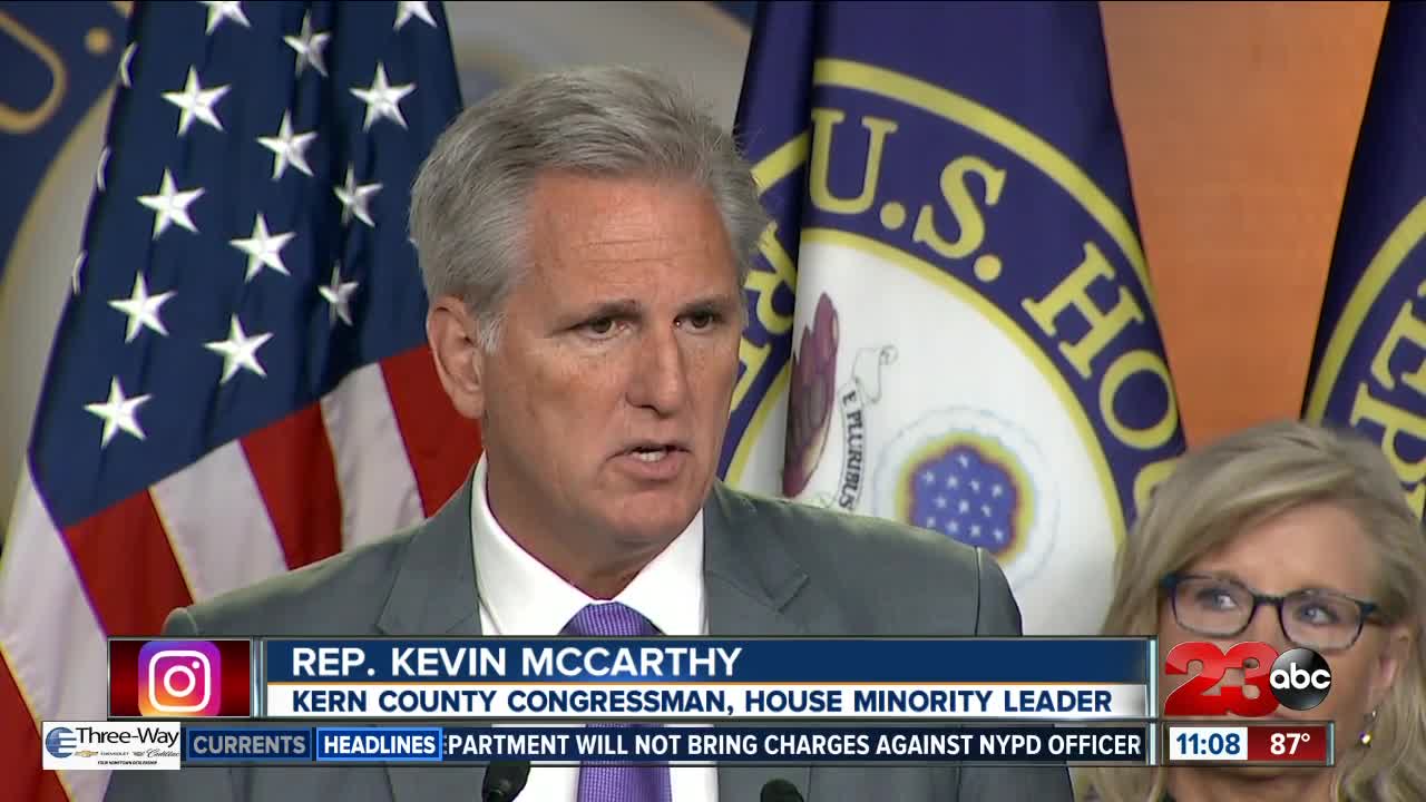 Rep. Kevin McCarthy defends President Trump over tweets