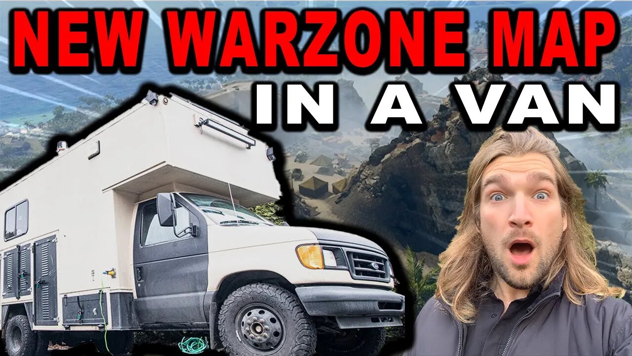 Custom PC gaming in a van - Warzone