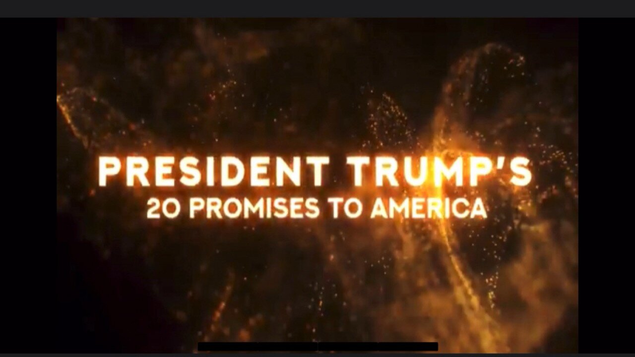 President Trump’s 20 Promises to America