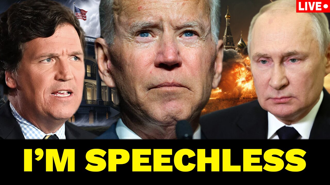 🔴 Tucker Carlson UNDER ATTACK By Biden & NATO For speaking with Putin