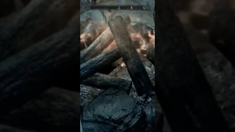 Skyrim Night Fire #skyrim