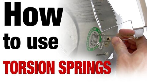 Recessed lighting Torsion Spring Retention system overview by Total Recessed Lighting