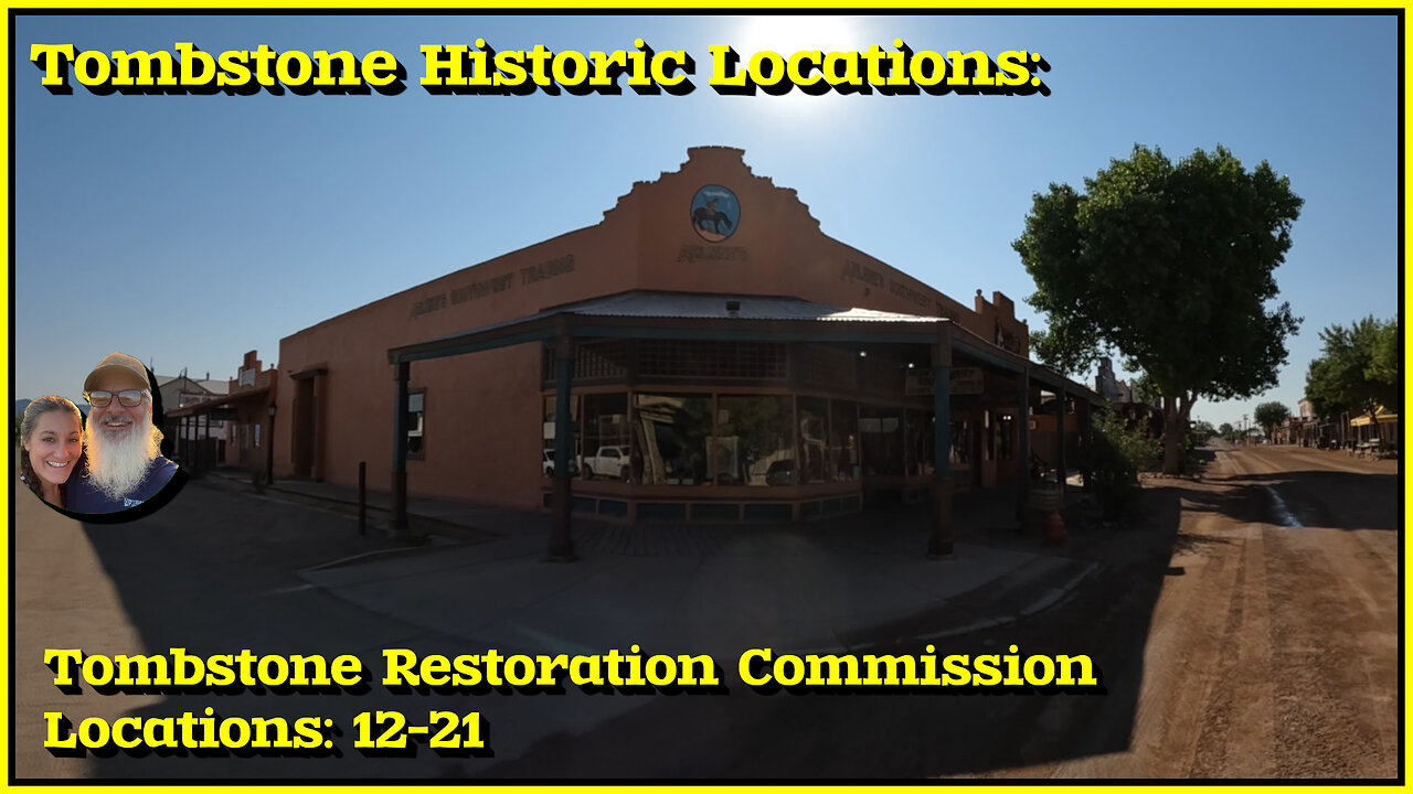 Tombstone Restoration Commission Walking Tour Locations 12-21