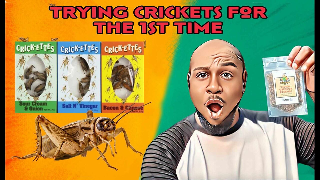 Trying Biblically clean crickets 🦗 for the first time!