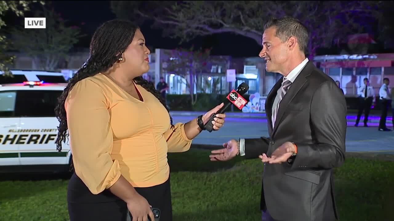 Larissa Scott live at Hillsborough County's first day of school