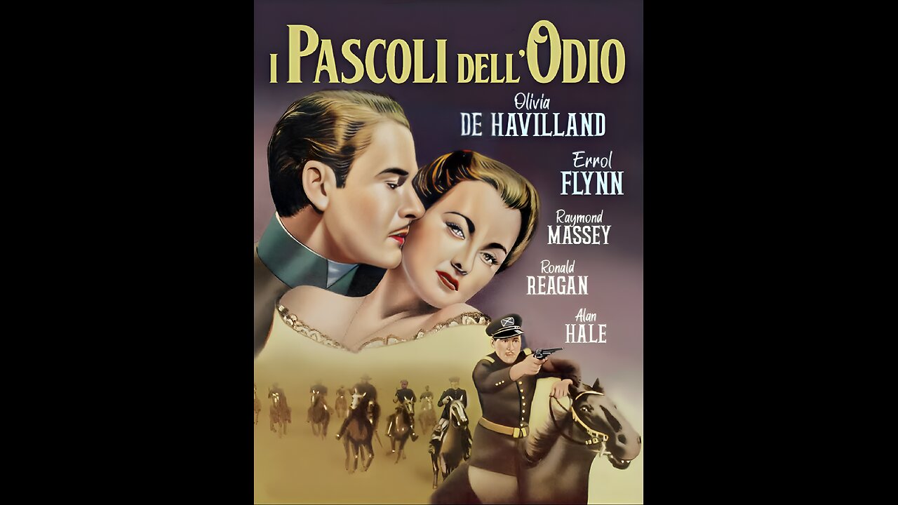 PASCOLI DELL ODIO (1940) Errol Flynn & Olivia de Havilland | Drammatico, Guerra, Western | B&N