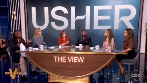 She Tried! Usher Shuts Joy Behar DOWN For Trying To Bully Him Into Saying He's Voting Kamala