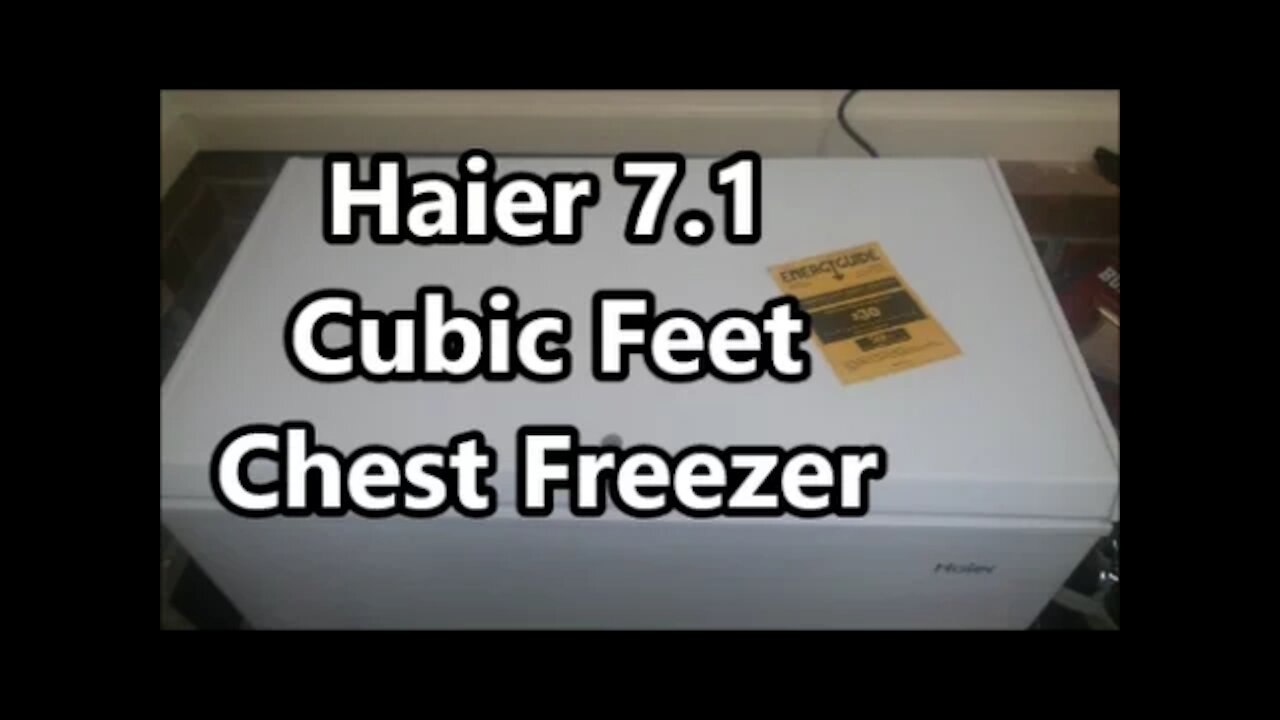 Haier 7.1 cubic feet chest freezer review HF71CL53NW