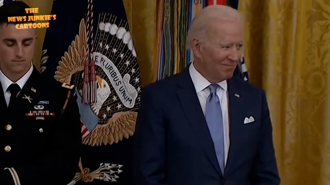 A year ago today: That's how "devout catholic" Biden prays.