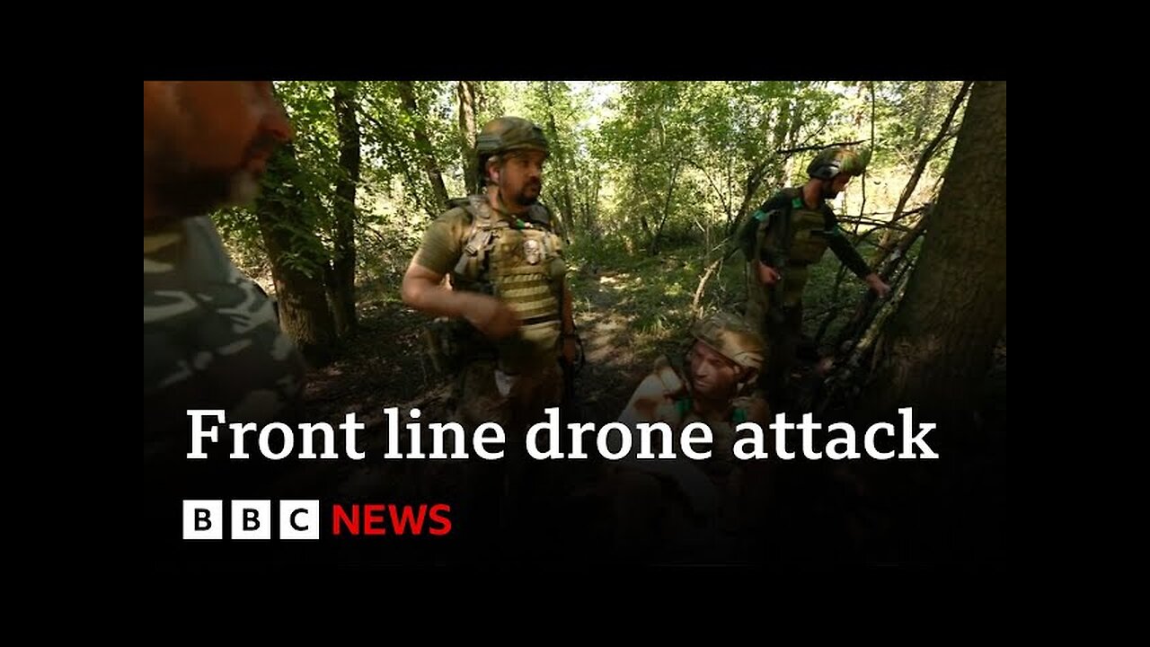 Russia’s kamikaze drones rain down on Ukraine - BBC News