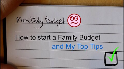 How to start a Family Budget & My Top Tips | Mamafurfur