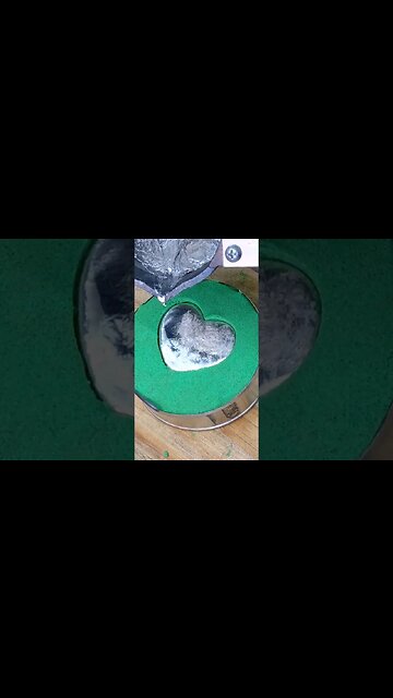 Molten Metal Sand Casting with Kinetic Sand #shorts #shortsfeed #kineticsand