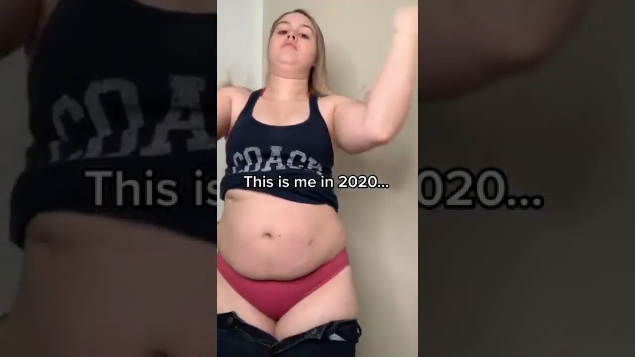 WEIGHT LOSS - BODY TRANSFORMATION + MOTIVATION + WEIGHT LOSS TRANSFORMATION TIKTOK + GLOW UP #shorts