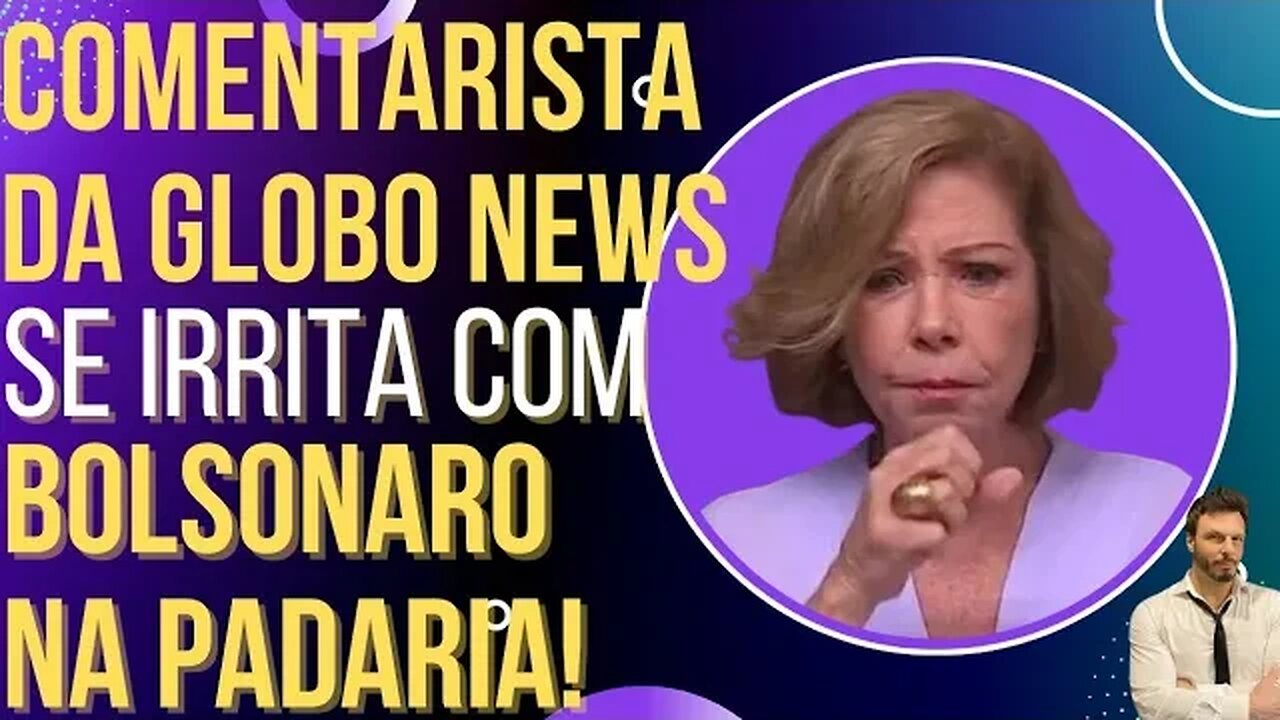 Eliane Catanhede da Globo News surta ao ver Bolsonaro na padaria!