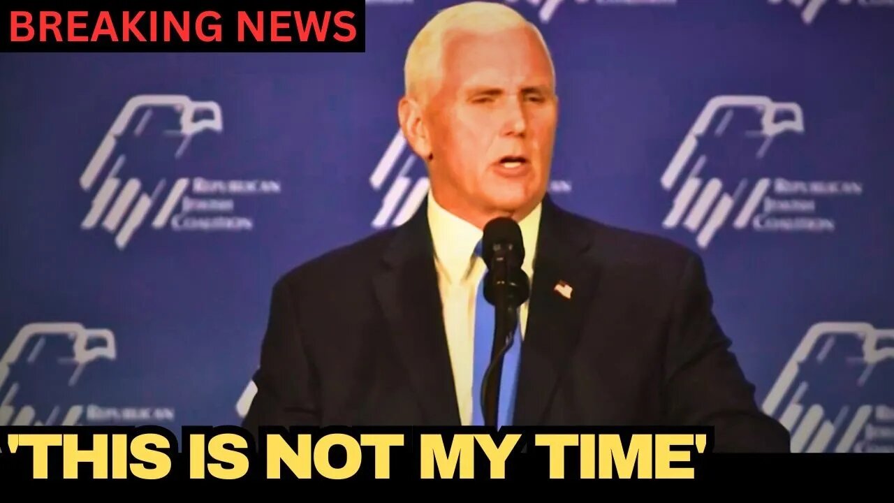 Mike Pence Reluctantly Drops Out Of 2024 Presidential Race