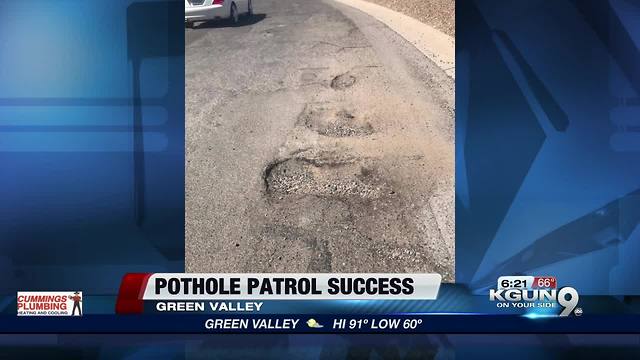 Green Valley road repairs