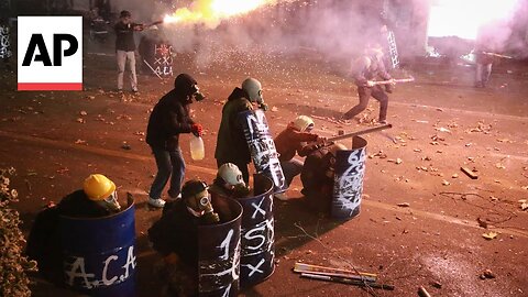 Police in Georgia fire tear gas at protesters in Tbilisi