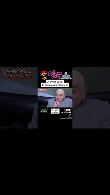 Dr Evil’s Back!! To Suppress My Show.. 😳 #comedyshorts #drevil #short