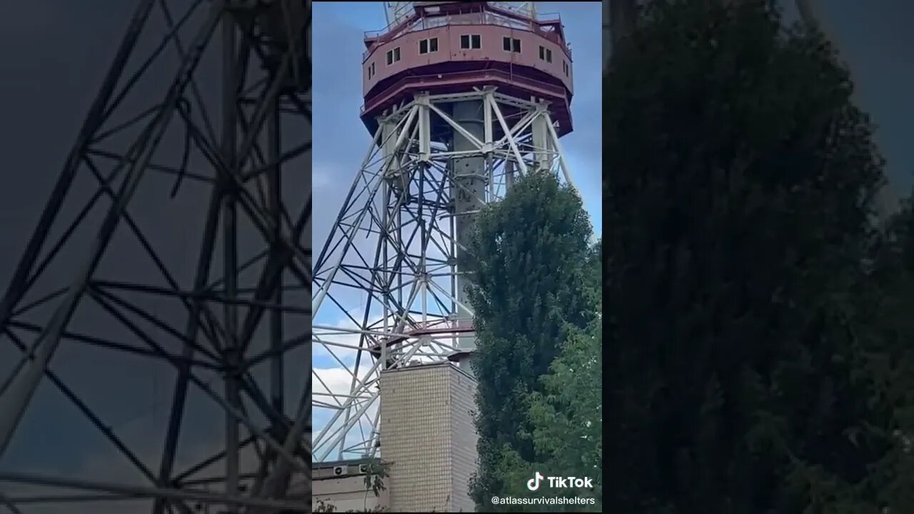 Check Out This Tower in Ukraine That Was Hit by Russian Missiles! #shorts