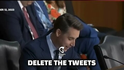 Senator Hawley Grills Congress on Government Censorship
